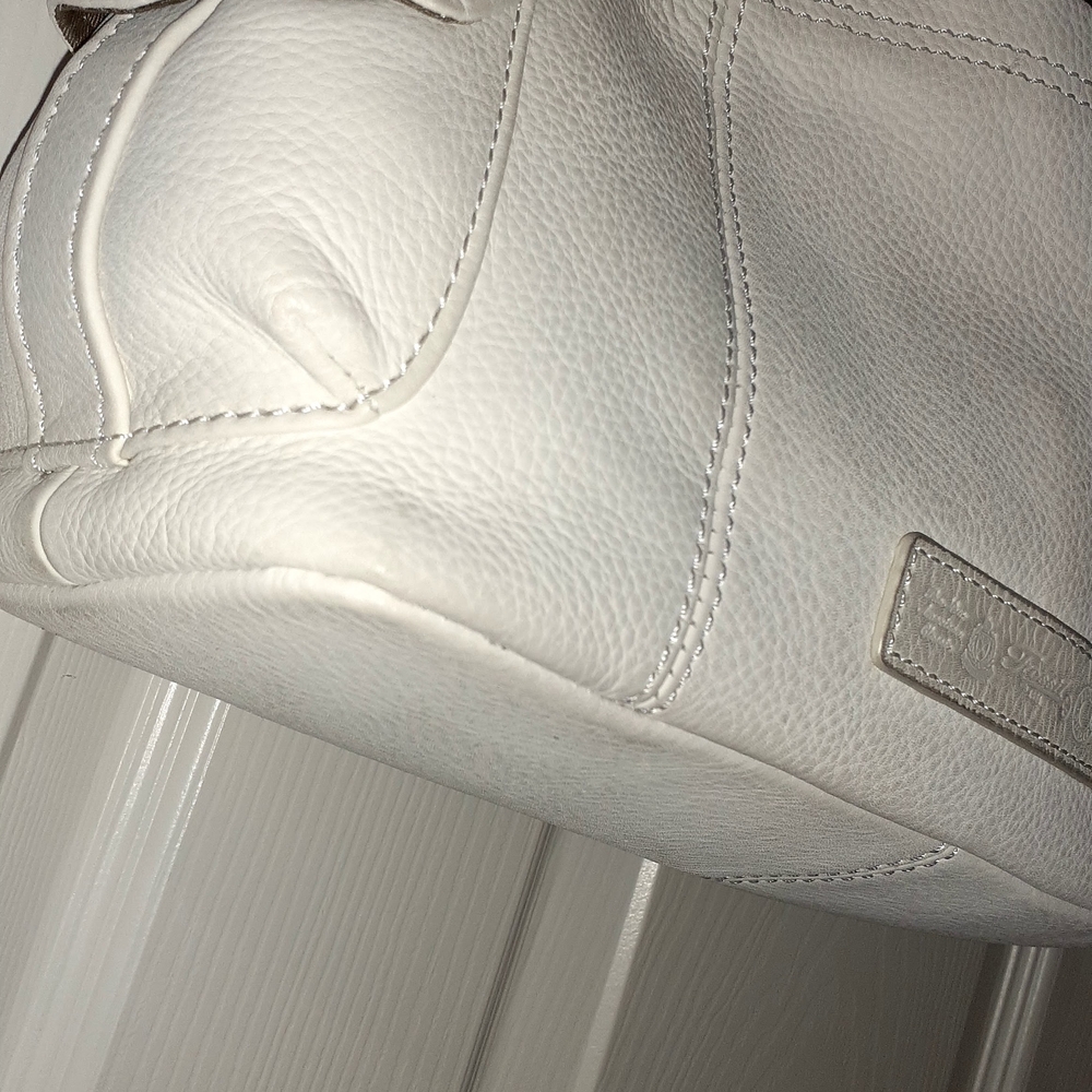 Fossil Cream Leather Shoulder Bag - Picture 7 of 11